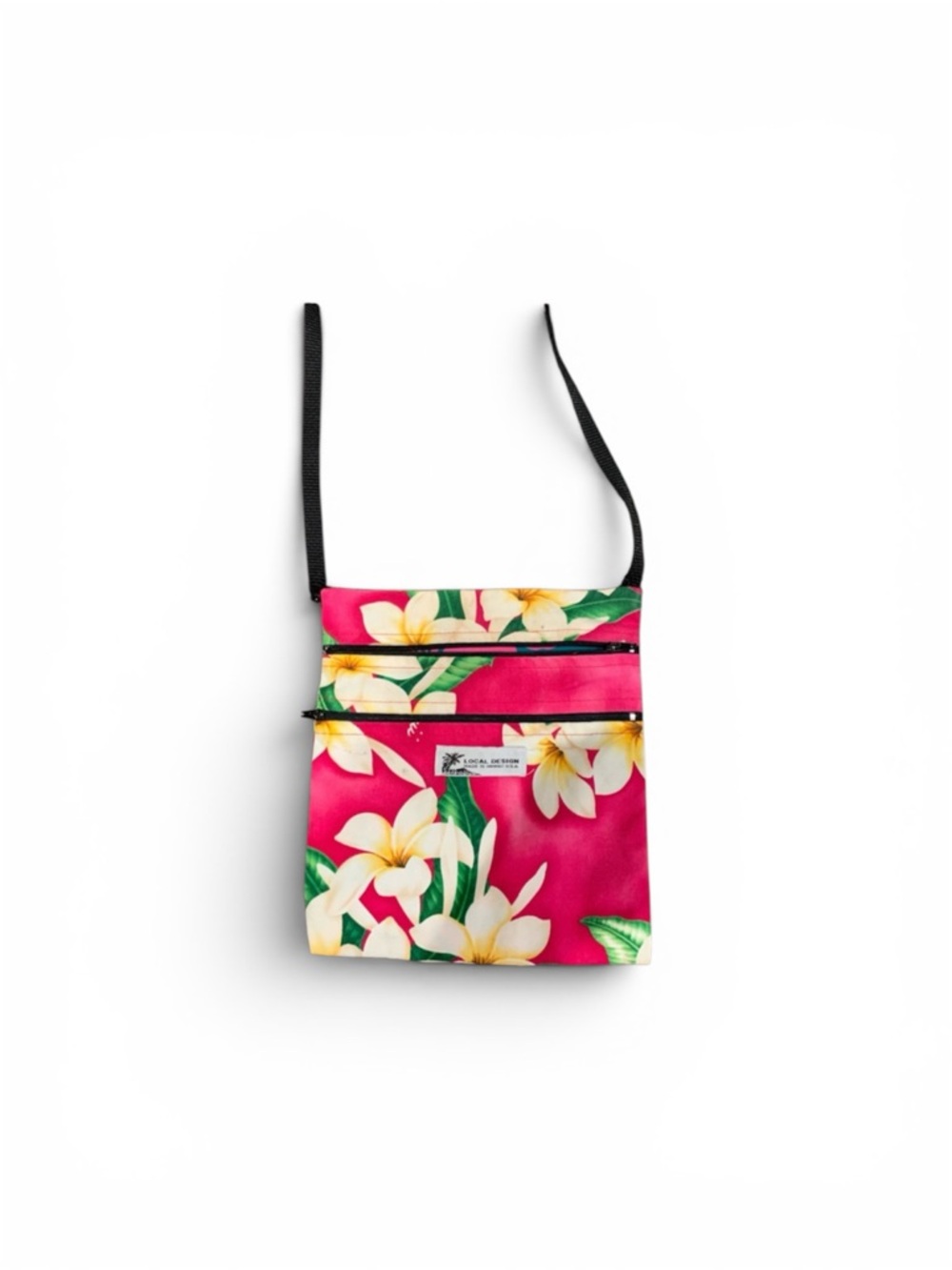 Pink Floral Crossbody Bag